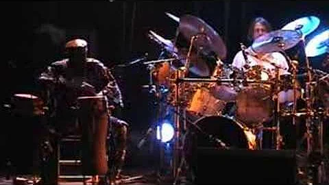 KJ Dave Doran with Mamadou Mbaye perform drum solo