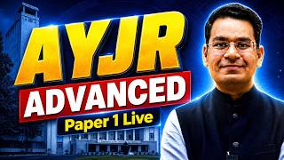 Paper 1 Live | AYJR (Advanced) 2026 | Country's Biggest Open Mock for JEE Advanced | Anup sir