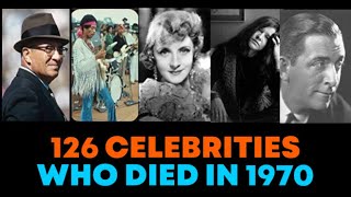 In Memoriam: Celebrity Deaths in 1970  Celebrities Who Died in 1970