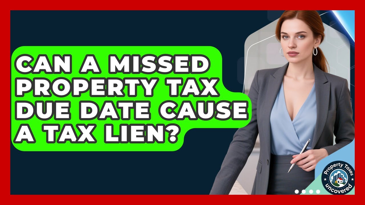 Can A Missed Property Tax Due Date Cause A Tax Lien? - Property Taxes Uncovered