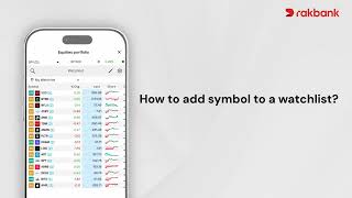 Create and Manage Watchlists