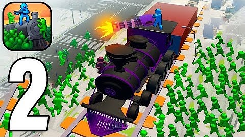 Train Defense: Zombie Survival - Gameplay Walkthrough Part 2 Fight zombies (Android,iOS)