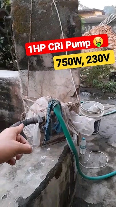 750W #old CRI #water #pump #wiring #repair #running 1HP #motor #shorts