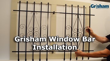 Grisham Window Bars Installation Tutorial