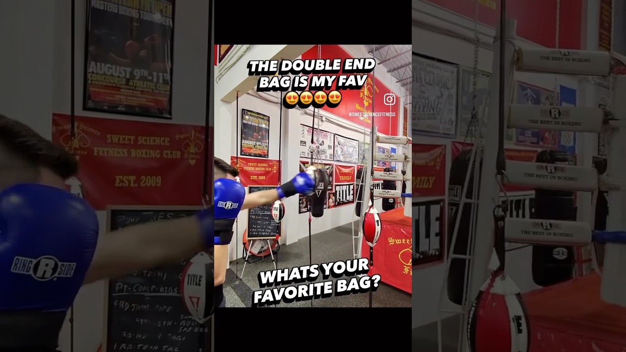 Why is the double end bag the best bag for boxing. #boxing #howtobox #boxingvideos