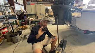 Replacing the water pump on a 250 Yamaha 4 stroke outboard