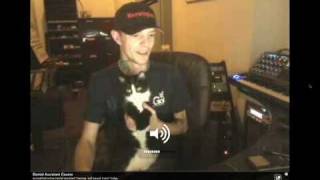 Deadmau5 & Professor Meowingtons Live on Ustream Playing Xylophone!