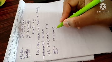 8th Class, Maths, Chapter no:12,  Factorisation, Exercise:12.4, Bit no-14.(Requested Video)