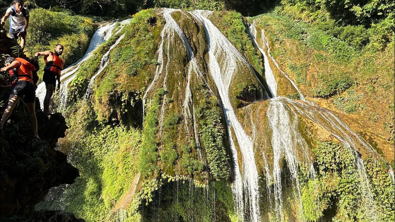 Krem chympe cave and Khaddum waterfall full vlog | Meghalaya tour 