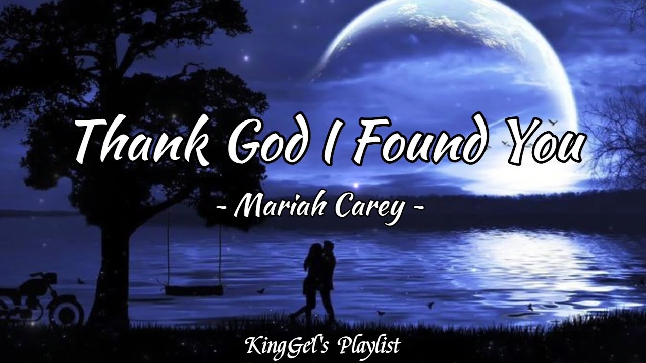 Thank god i found you mariah carey karaoke version youtube