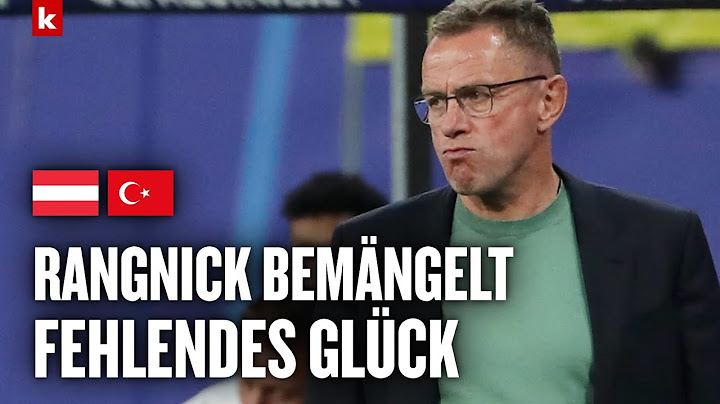 Rangnick nach EM-Aus: "Ich hatte das Gefühl, dass die Türken am Ende waren" | Österreich - Türkei