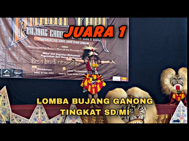 JUARA 1 LOMBA BUJANG GANONG TINGKAT SD/MI PONOROGO class=