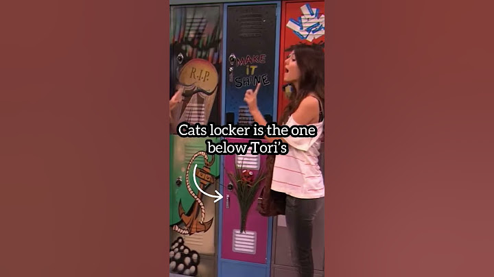 What did Cat Valentines locker look like? (Victorious)