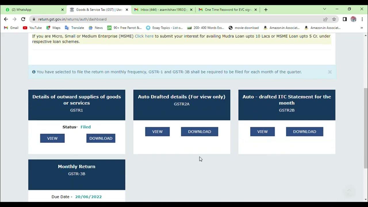 How to file gstr1 in 5 min gstr1 return filing step by step 