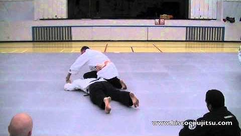 How to escape a rear choke into a valley throw - Hiscoe Jiu-Jitsu