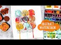 Abstract Watercolor Art Journaling - Mixed Media Style