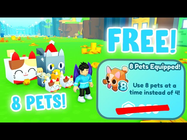 8 Pets Equipped - Roblox