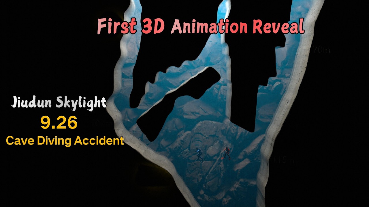 First 3D Animated Reconstruction of the Jiudun Tiankeng 9/26 Cave Diving Incident
