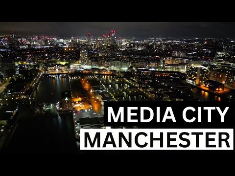 Media City by Drone, Greater Manchester #bbc #itv