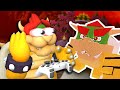 Bowser vs fake bowser  bowser plays roblox escape from bowser castle like pro