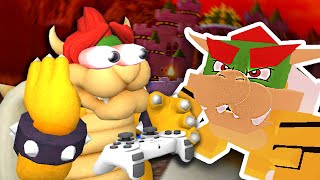 BOWSER VS FAKE BOWSER | Bowser Plays Roblox ESCAPE FROM BOWSER CASTLE! Like PRO
