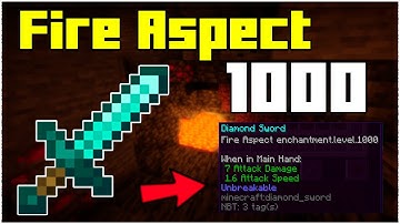 How To Get A Fire Aspect 1,000 Sword in Minecraft 1.17.1 (2024)