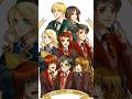 Harry Potter and Friends in Anime Style #foryou #shortsfeed #unfreezemyaccount