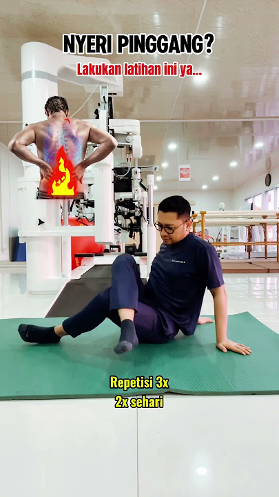 Nyeri pinggang? yuk lakukan latihan sederhana ini #drpras #backpain #nyeripinggang