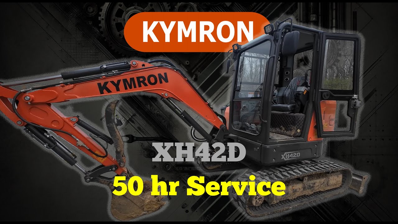 KYMRON Excavator 50hr Service