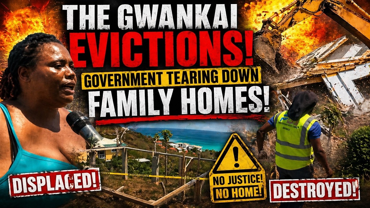 ⁣Grenada govt leaves kids homeless as they Bulldoze homes
