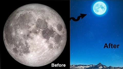 Professional Moon Glow Effect In Photoshop.
