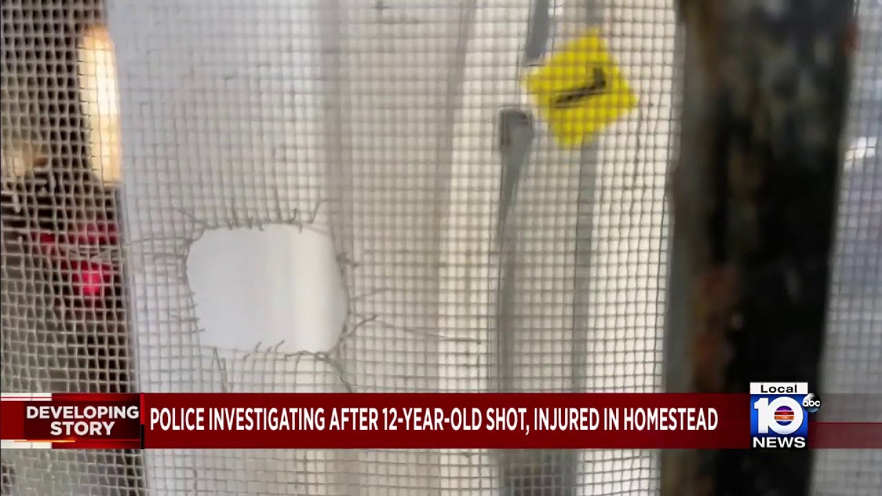 Child injured in Homestead shooting - YouTube