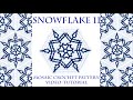 LET IT SNOW, SNOWFLAKE 11 Mosaic Crochet Pattern Video Tutorial