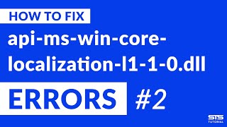 api-ms-win-core-localization-l1-1-0.dll Missing Error Fix | #2 | 2020