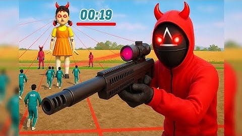Squid Game K-Sniper Challenge 3D Android Gaming #subwaysurfers#live #shortfeed #short #shorts