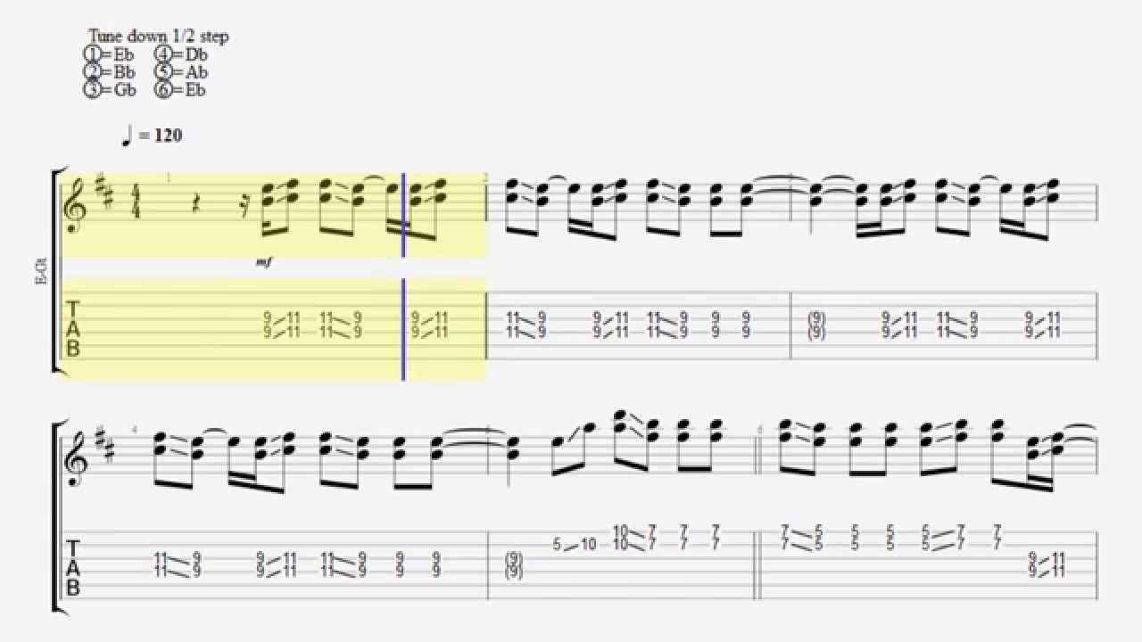 Tab Series 5 Laklak The Teeth Guitar Solo Slowed Down Tab Youtube 