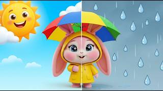 Weather Song For Kids Learn Sunny, Rainy & Snowy Bella Bunny & Timmy The Tiger
