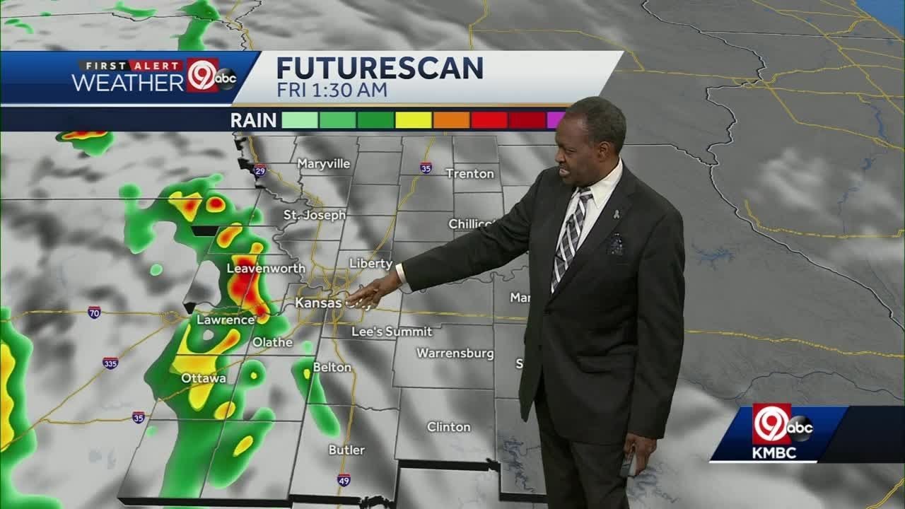 Heavy rain again possible with storms overnight - YouTube