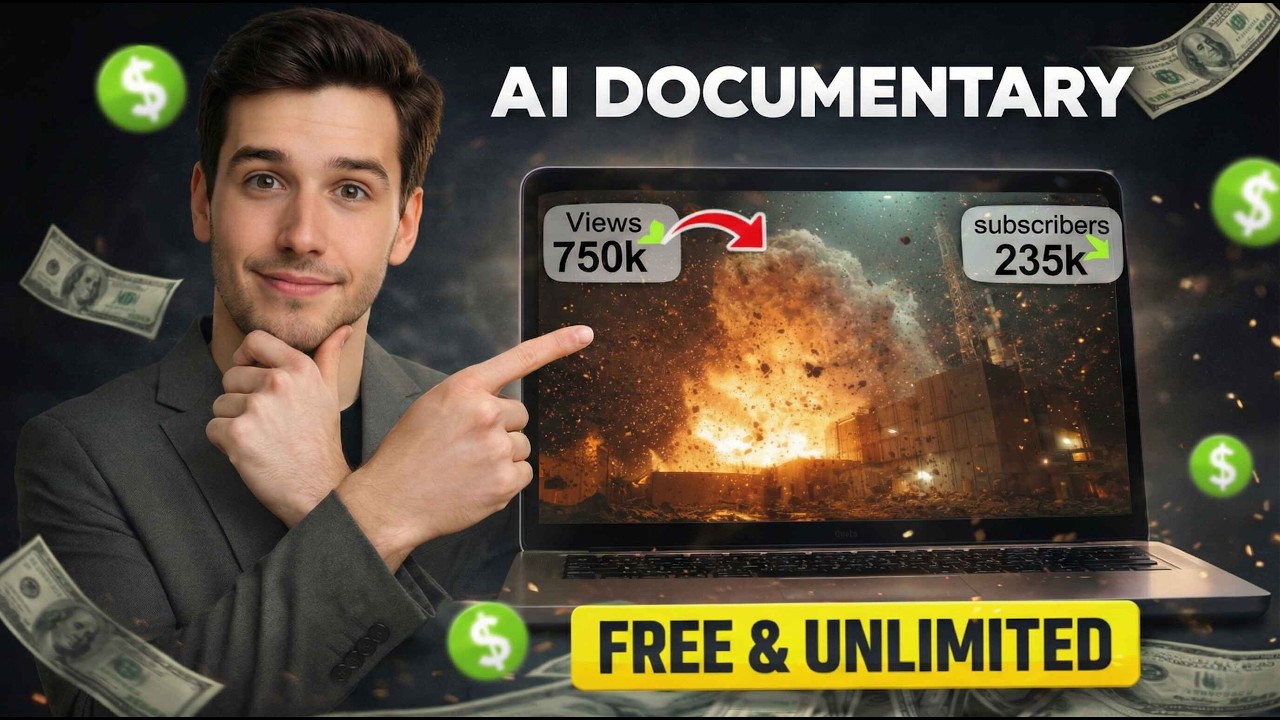 AI Documentary Video Making Tutorial✅ | Free Tools, No Watermark!