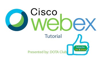 How To Use Cisco Webex Meetings? Quick Start Guide | DOTA Club