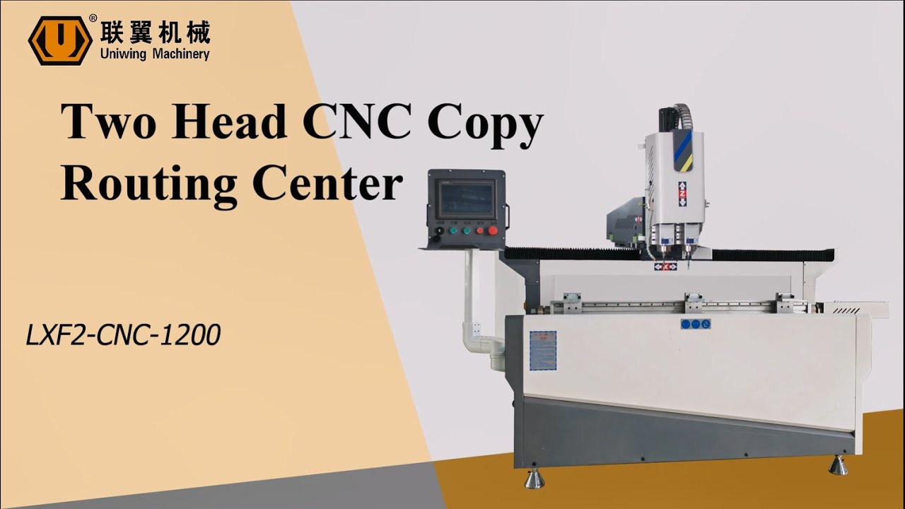 Two Head CNC Routing Machine for Aluminum Window Profiles LXF2-CNC-1200 ...