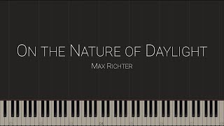 On The Nature Of Daylight - Max Richter \\ Synthesia Piano Tutorial