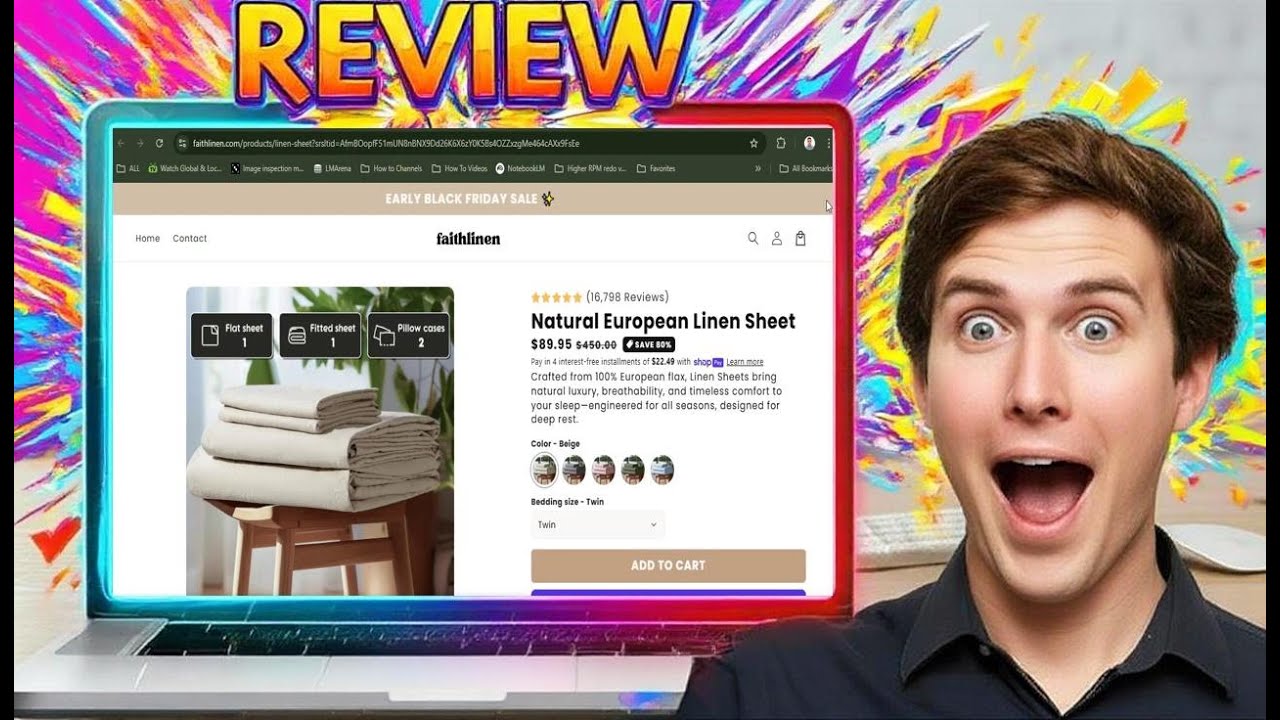 Обзор постельного белья Faith Linen 2025: мошенничество или правда? Честный тест качества постель...