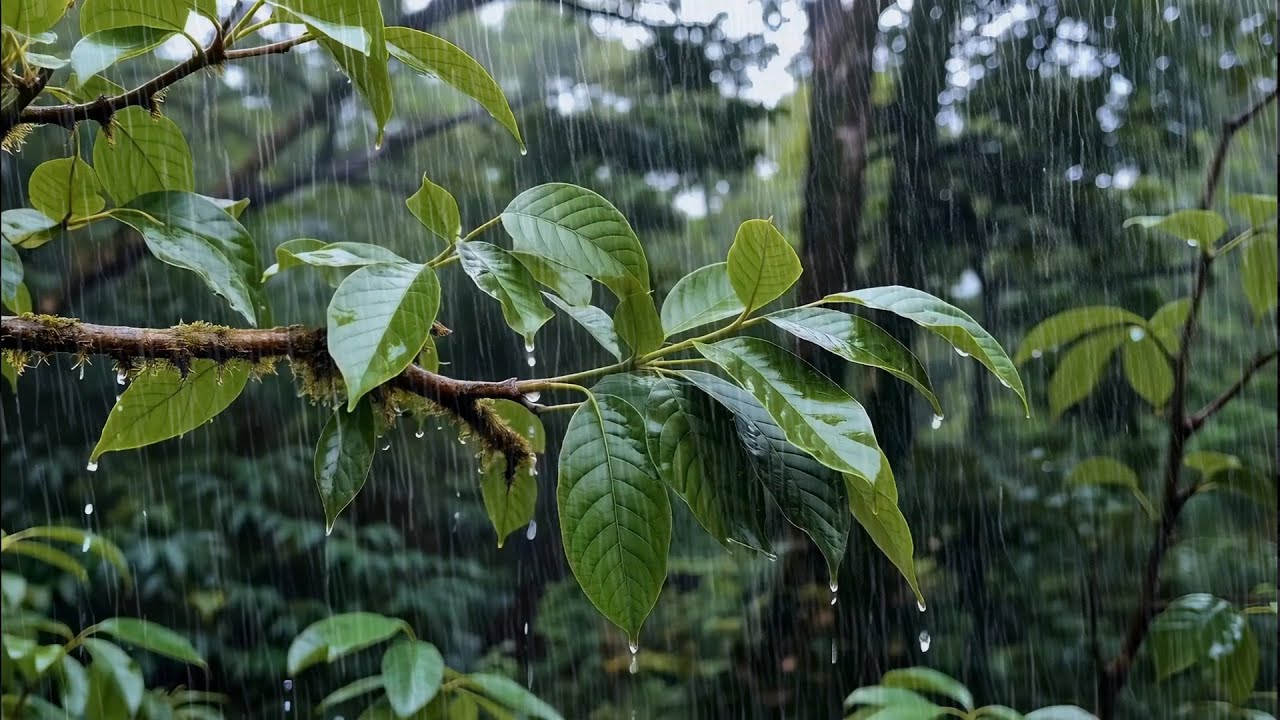 Звуки дождя для сна, учёбы и глубокого отдыха