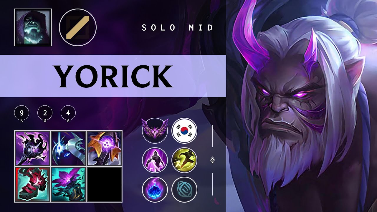 Yorick Mid vs Zoe - KR Master Patch 25.22