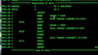 select opcode in rpgle