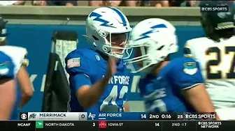 HIGHLIGHTS: Merrimack at Air Force Football 8/31/2024 thumbnail