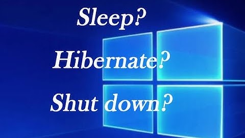 Windows 10 l Fixing Hibernation and Sleep Mode l  2 Minute tutorial.