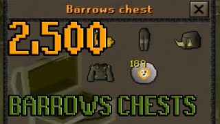 2500 Barrows Chests - Loot From | Oldschool Runescape