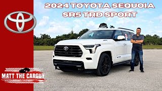 Is the 2024 Toyota Sequoia SR5 worth buying? Review and test drive.